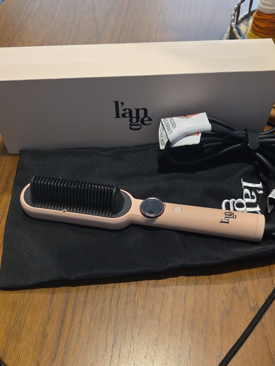 Lange Other - Lange Pink Heated Straightening Brush for Men Grooming
